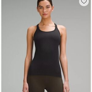 Lulu lemon black tank top size 8